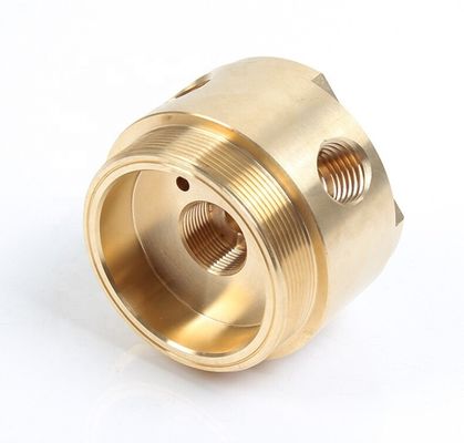 Brass Copper CNC Lathe Machining Parts 0.01mm Tolerance Ra3.2