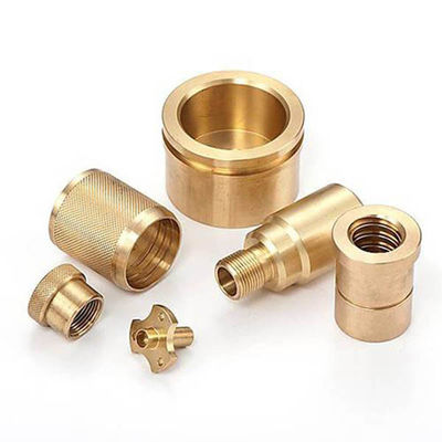 Polishing Brass Thread Machining CNC Drilling And Tapping Customizable